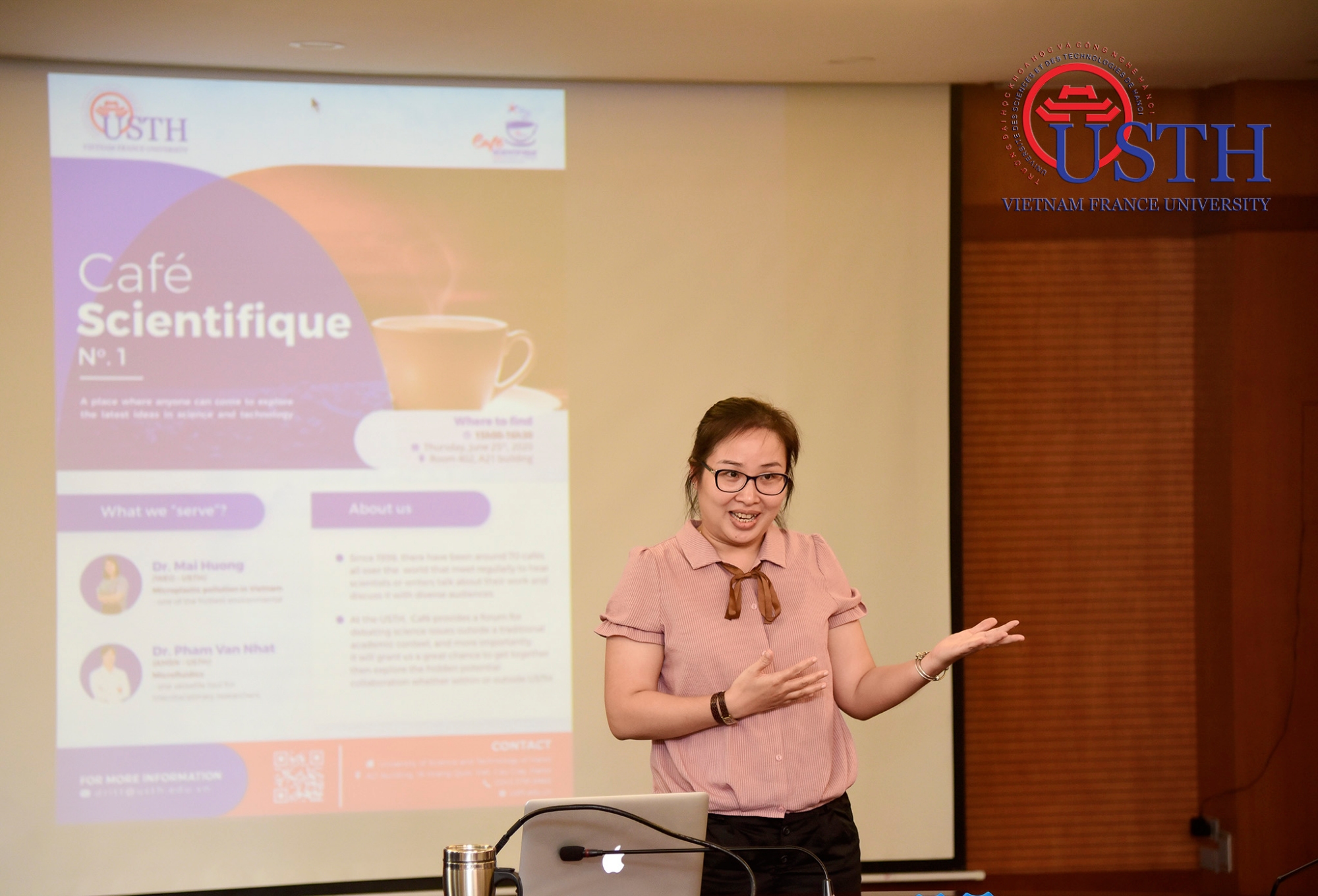 usth khai mac chuoi su kien cafe scientifique 2