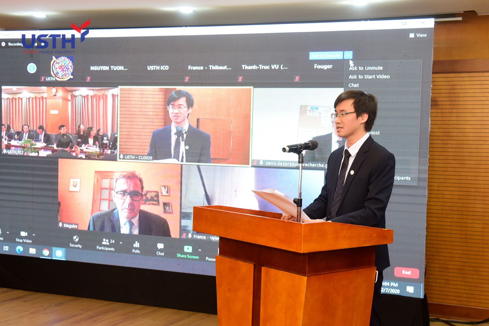 usth to chuc thanh cong ky hop hoi dong truong lan thu vi 24