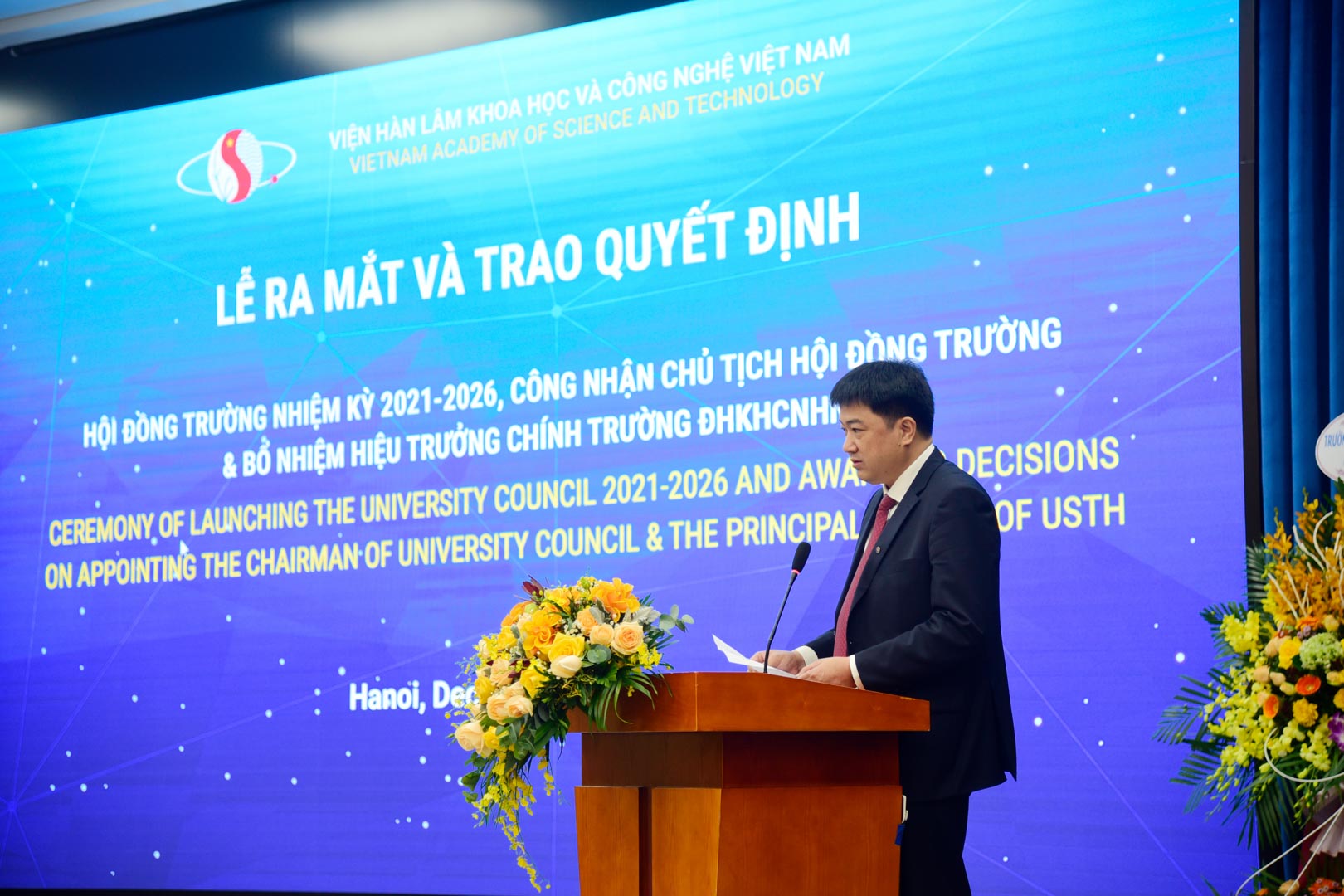 GS TS Chu Hoàng Hà, Phó chủ tịch Viện Hàn lâm, Tân Chủ tịch 126Good88 game giải trí đỉnh cao trường nhiệm kỳ 2021 2026