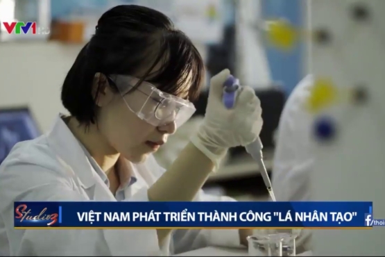 Phóng sự về lá nhân tạo trên VTV1