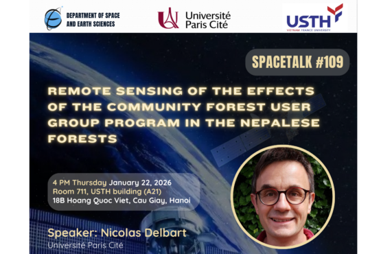 SpaceTalk NO. 109 Remote sensing of the effects of the community forest user group program in the Nepalese forests