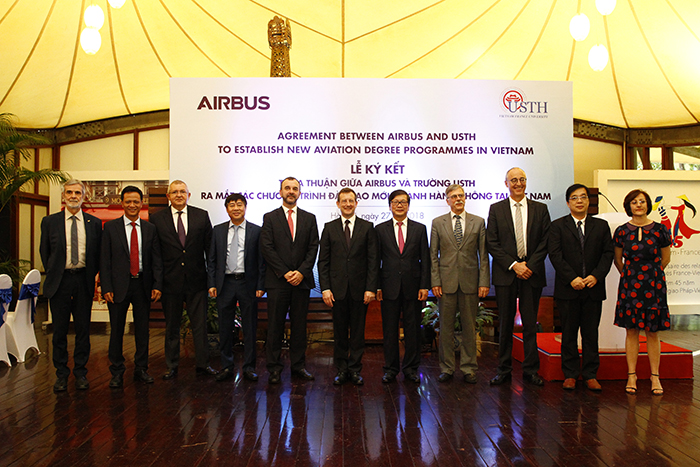 Goodd889 cá cược trực tuyến, Airbus jointly hold launching ceremony of new aviation training programs
